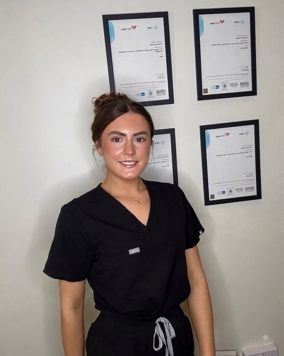 Tillie, founder and skin therapist at Dewie Skin, Nantwich